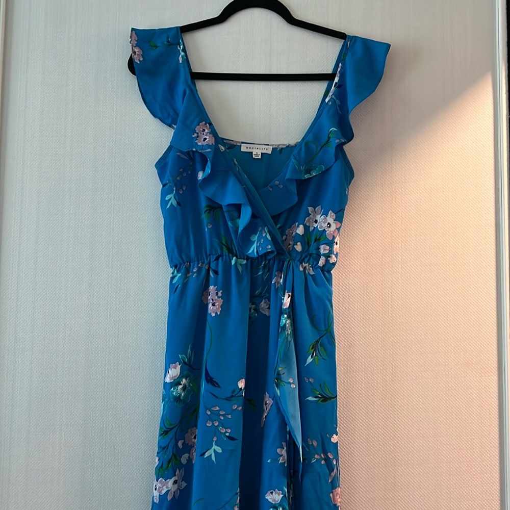 Blue Floral Dress Size Small